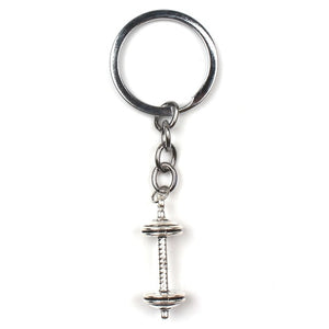 2020 Hot Fashion Accessorie Keychain Mini Dumbbell Discus Barbell Key Ring Fitness Charm Key Chain Designer Gift Coach Souvenir