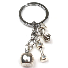 Load image into Gallery viewer, 2020 Hot Fashion Accessorie Keychain Mini Dumbbell Discus Barbell Key Ring Fitness Charm Key Chain Designer Gift Coach Souvenir