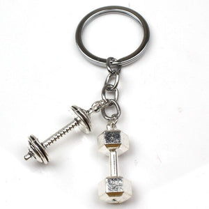 2020 Hot Fashion Accessorie Keychain Mini Dumbbell Discus Barbell Key Ring Fitness Charm Key Chain Designer Gift Coach Souvenir