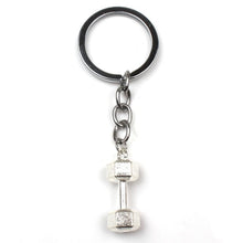 Load image into Gallery viewer, 2020 Hot Fashion Accessorie Keychain Mini Dumbbell Discus Barbell Key Ring Fitness Charm Key Chain Designer Gift Coach Souvenir