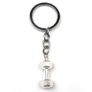 2020 Hot Fashion Accessorie Keychain Mini Dumbbell Discus Barbell Key Ring Fitness Charm Key Chain Designer Gift Coach Souvenir