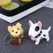 Load image into Gallery viewer, 1PC Cute Dog Keychain Figure PVC Doll Toys Key Ring Holder Shiba Inu Bull Terrier Excellent Gift  for Car Accessories