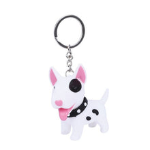 Load image into Gallery viewer, 1PC Cute Dog Keychain Figure PVC Doll Toys Key Ring Holder Shiba Inu Bull Terrier Excellent Gift  for Car Accessories