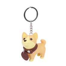 Load image into Gallery viewer, 1PC Cute Dog Keychain Figure PVC Doll Toys Key Ring Holder Shiba Inu Bull Terrier Excellent Gift  for Car Accessories