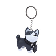 Load image into Gallery viewer, 1PC Cute Dog Keychain Figure PVC Doll Toys Key Ring Holder Shiba Inu Bull Terrier Excellent Gift  for Car Accessories